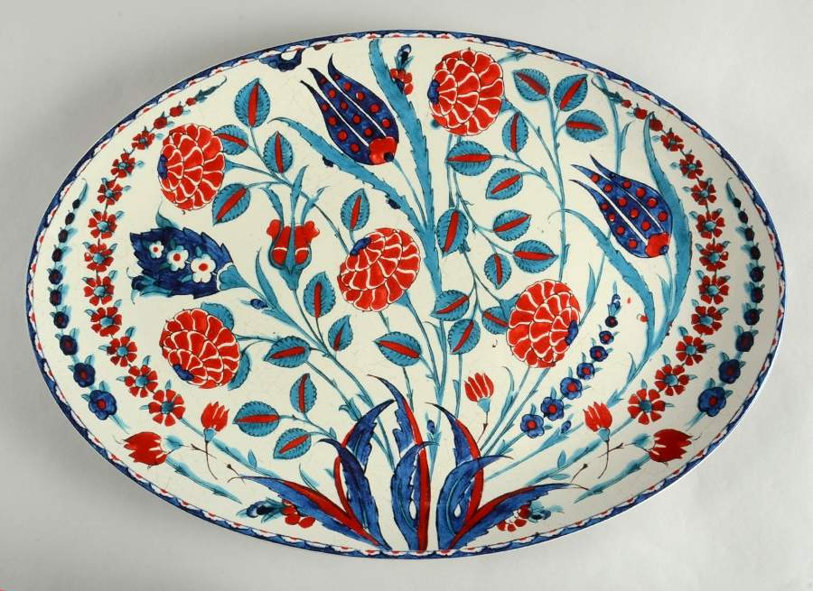 Iznik 18" Oval Serving Platter by Williams-Sonoma-1
