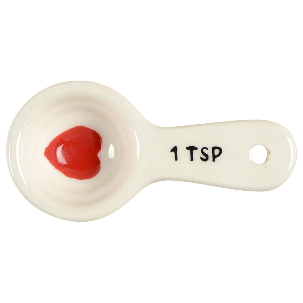 Valentine's Day 1 Teaspoon Ceramic Measuring Spoon by Williams-Sonoma-1