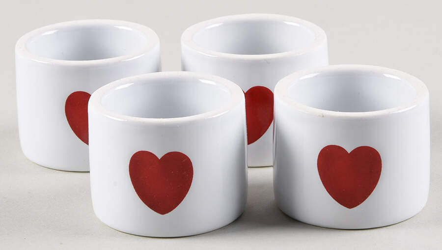 Valentine's Day Napkin Ring - Set of 4 by Williams-Sonoma-1