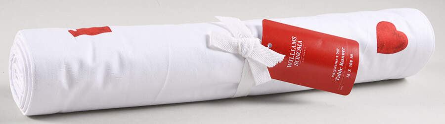 Valentine's Day 16" X 108" Cloth Table Runner by Williams-Sonoma-1