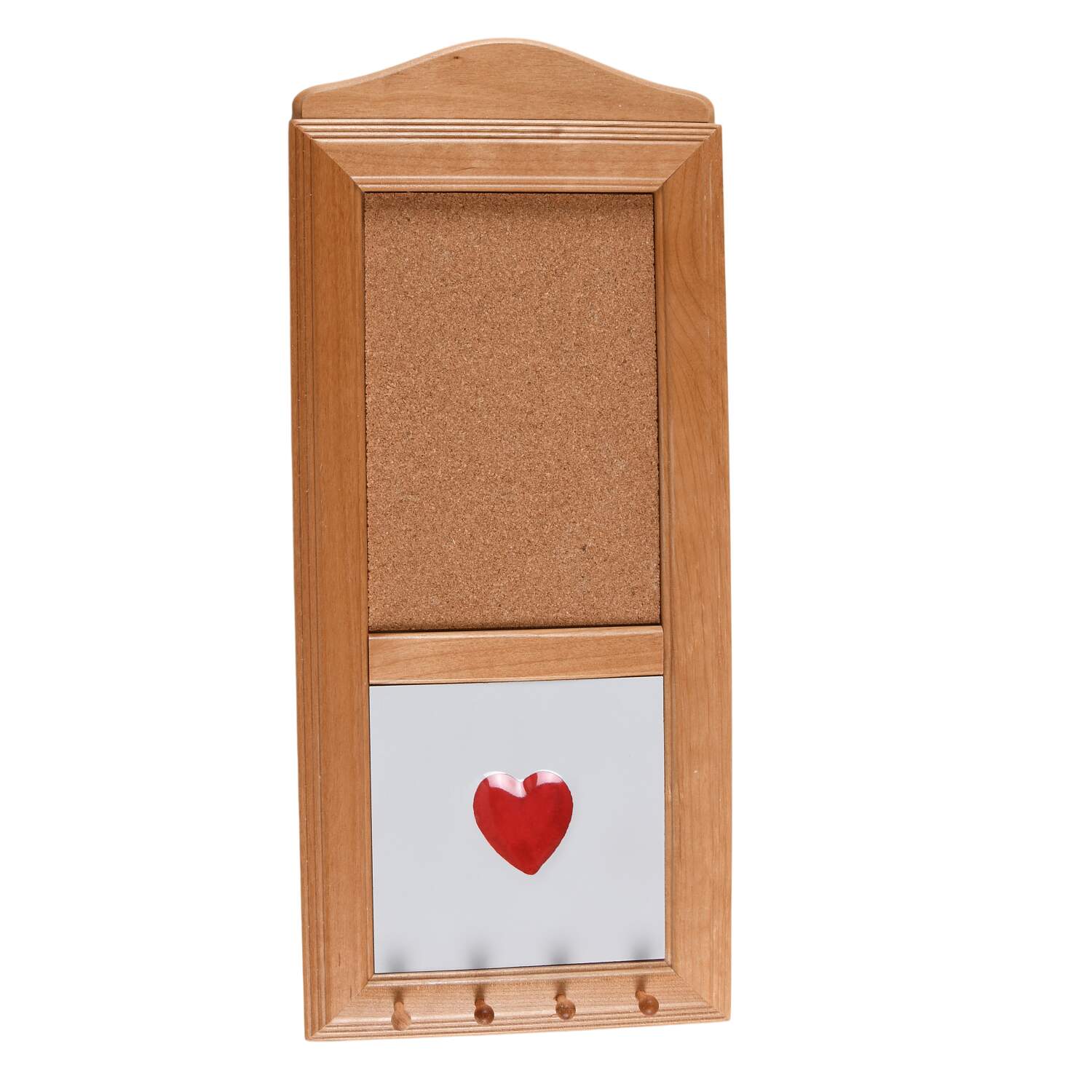 Valentine's Day 6 1/8" Natural Wood Napkin Holder  HC by Williams-Sonoma-1