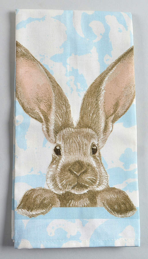 Damask Easter Bunny Cloth Napkin by Williams-Sonoma-1