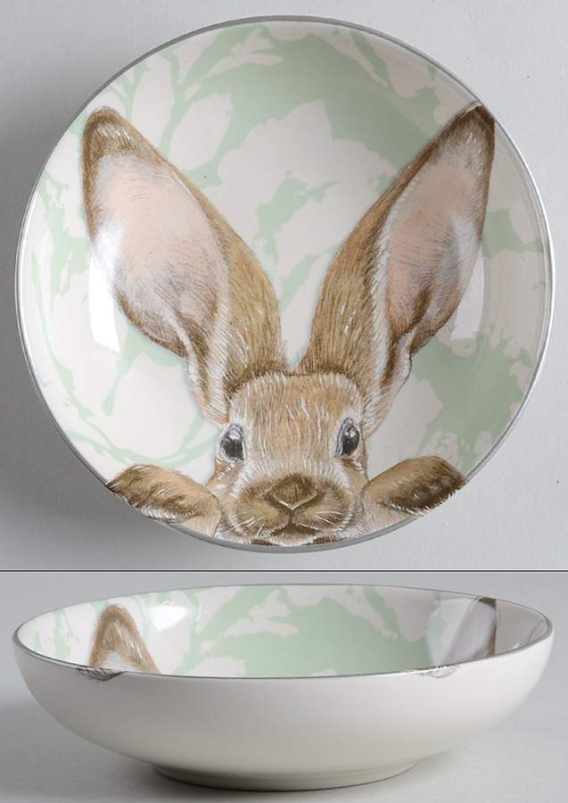 Damask Easter Bunny Individual Dip Dish by Williams-Sonoma-1