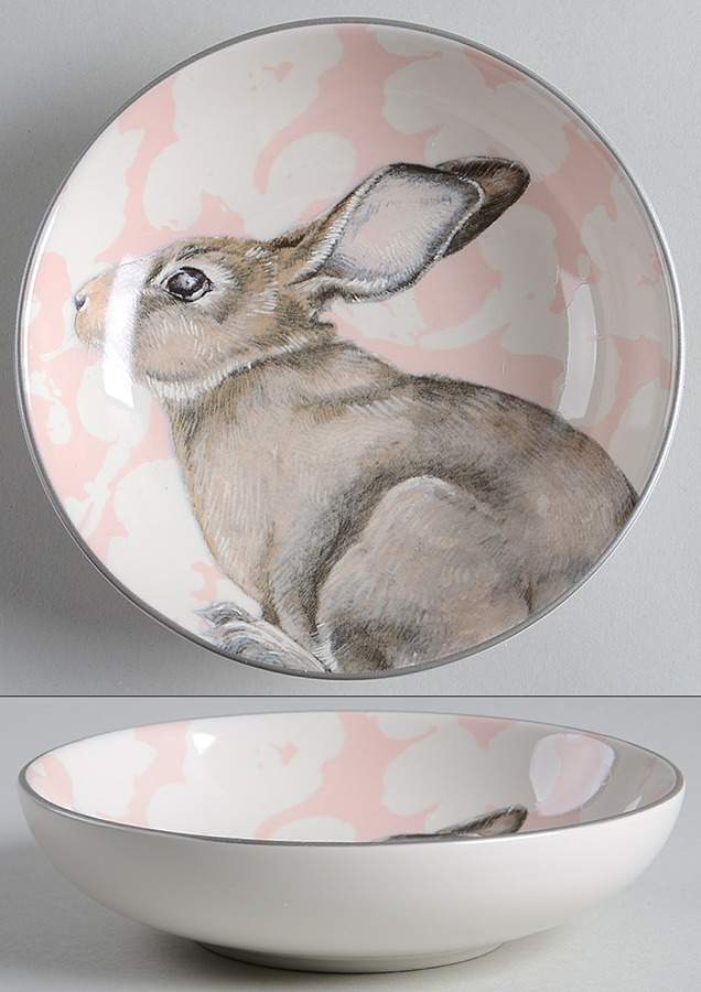 Damask Easter Bunny Individual Dip Dish by Williams-Sonoma-1