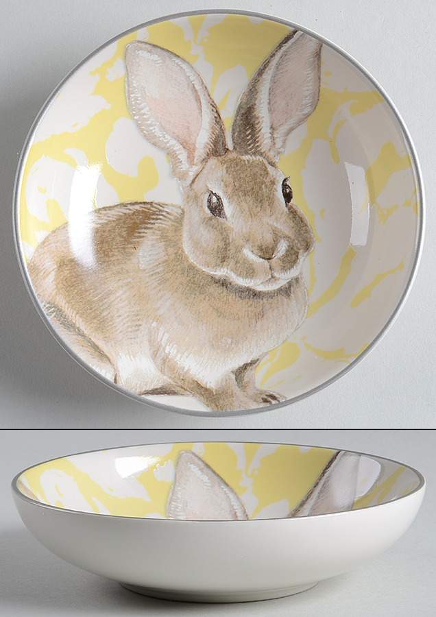 Damask Easter Bunny Individual Dip Dish by Williams-Sonoma-1