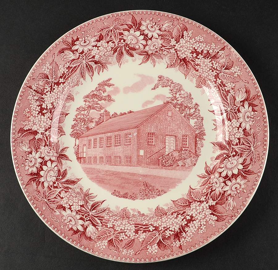 Cane Creek Friends Church Dinner Plate by Wedgwood-1