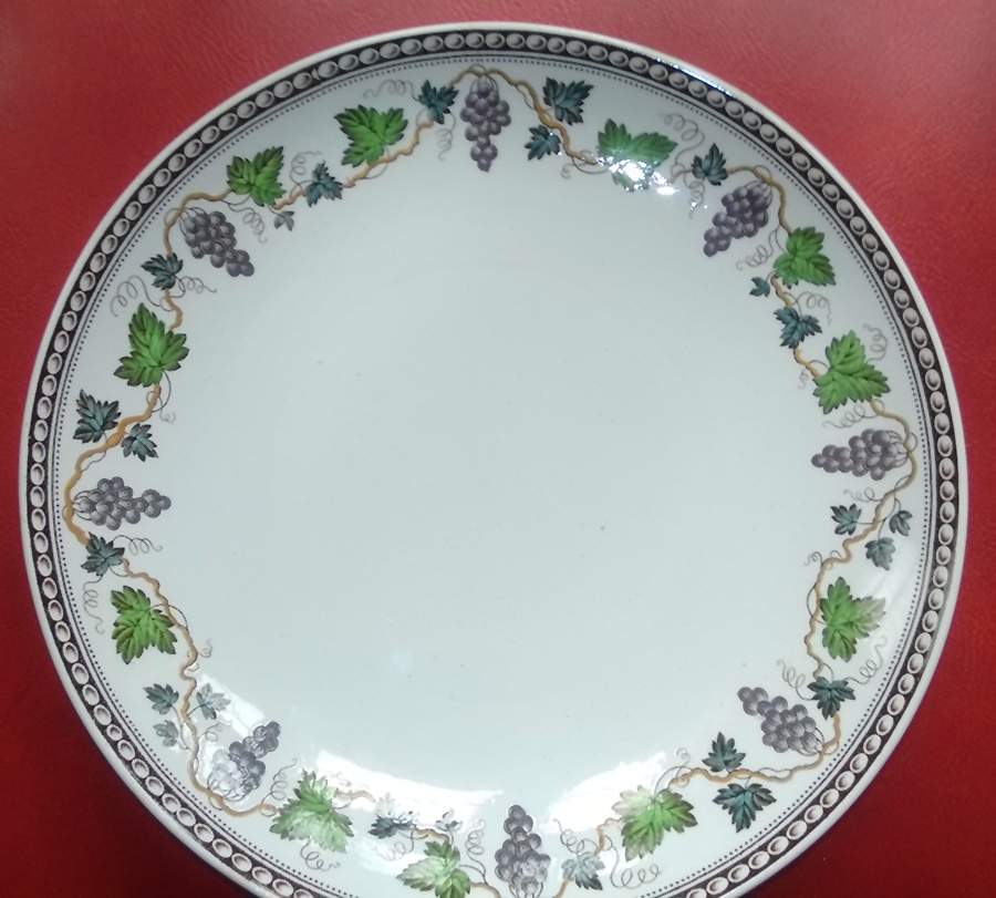 Vintage Purple Multicolor Dinner Plate by Wedgwood-1