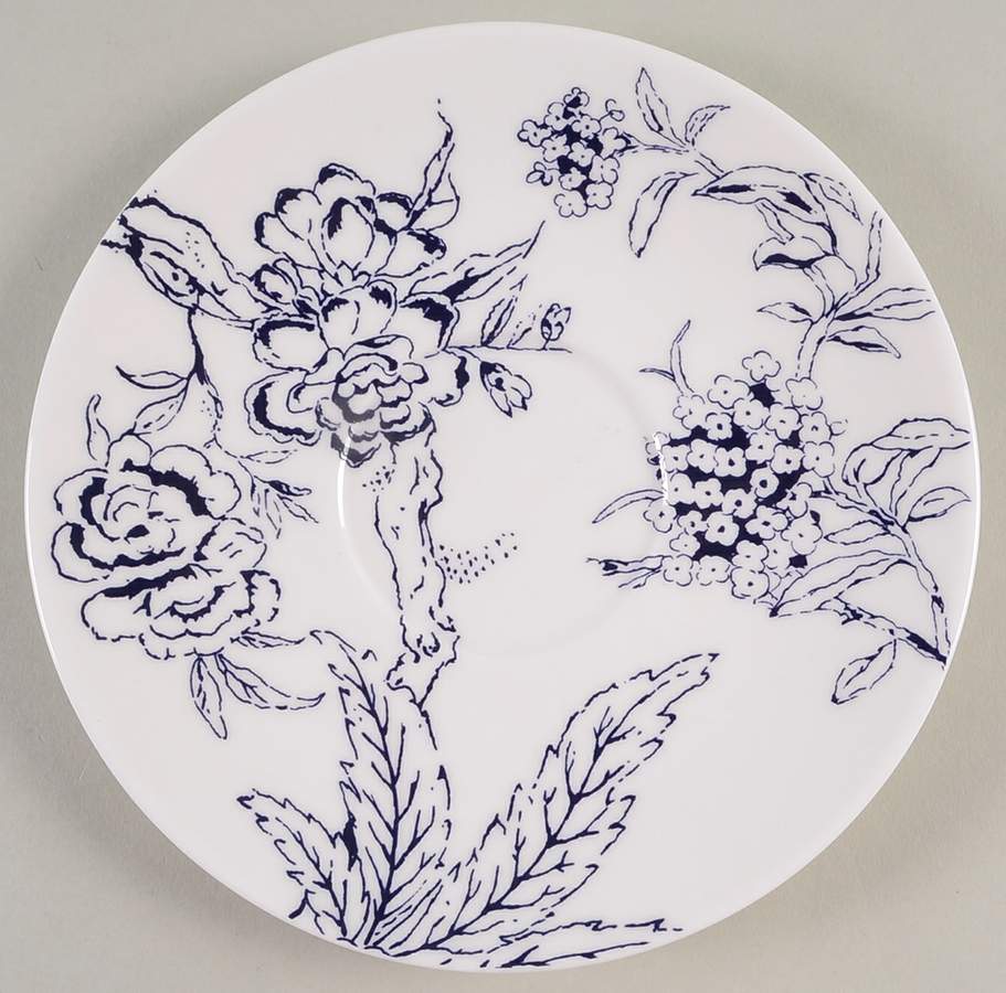 Jasper Conran Chinoiserie Blue Saucer by Wedgwood-1