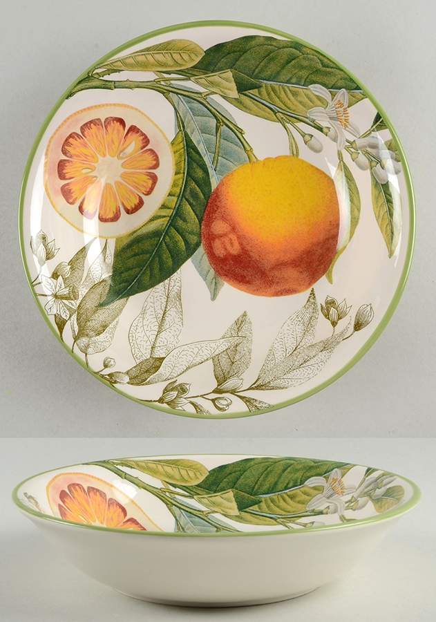 Botanical Citrus Soup/Cereal Bowl by Williams-Sonoma-1