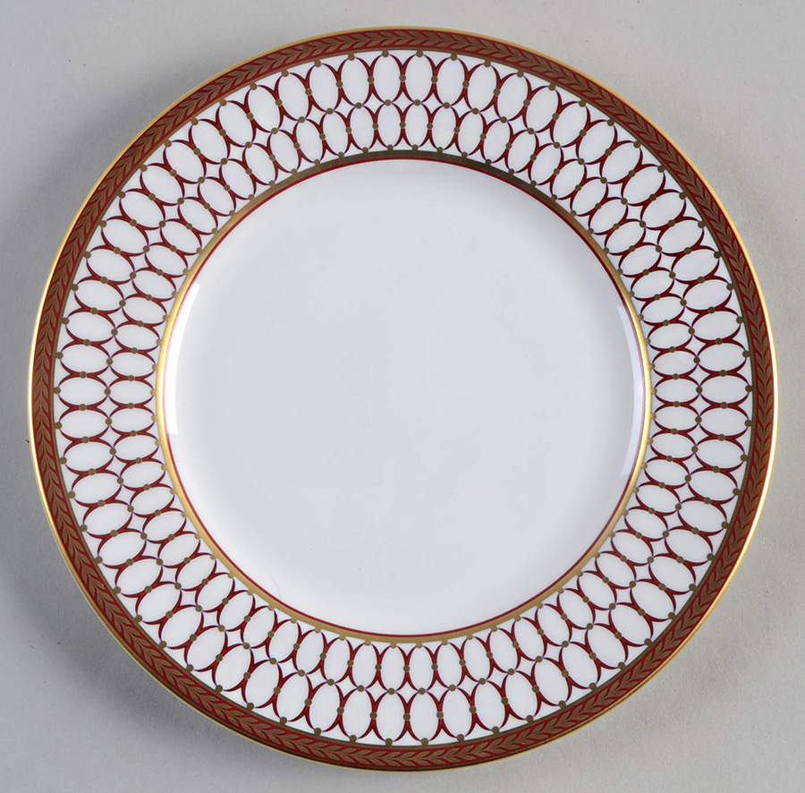 Renaissance Red Dessert/Pie Plate by Wedgwood-1