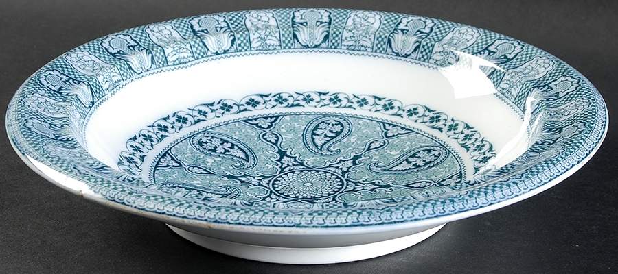 Indian Light Blue 10" Round Vegetable Bowl by Wedgwood-1