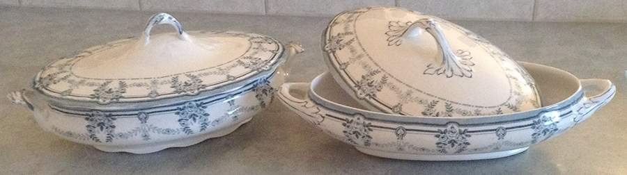 Avon Oval Covered Vegetable by Wood & Sons-1
