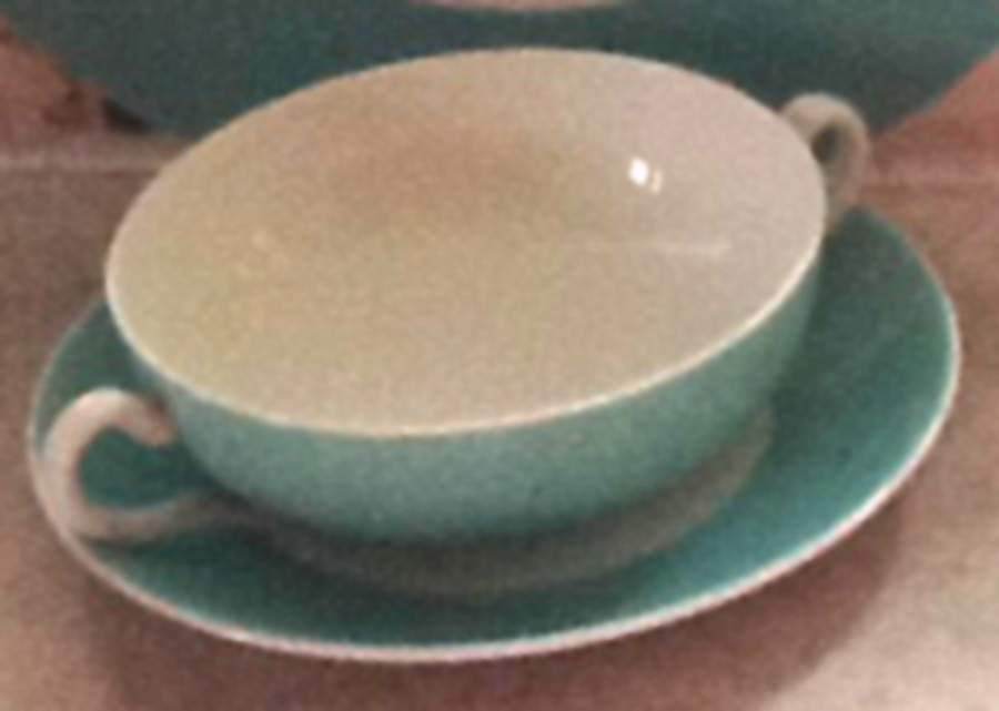 WW623 Flat Cream Soup Bowl & Saucer Set by Wedgwood-1