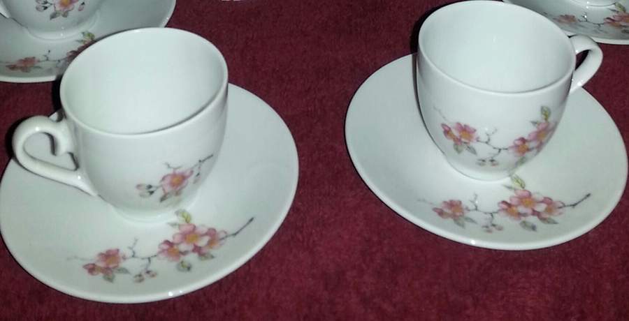 WIG1315 Footed Cup & Saucer Set by Winterling - Bavaria-1