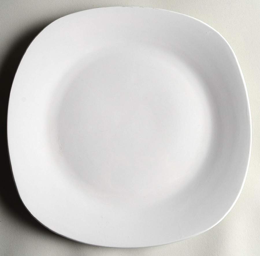 Geometry Square Dinner Plate by Waverly-1