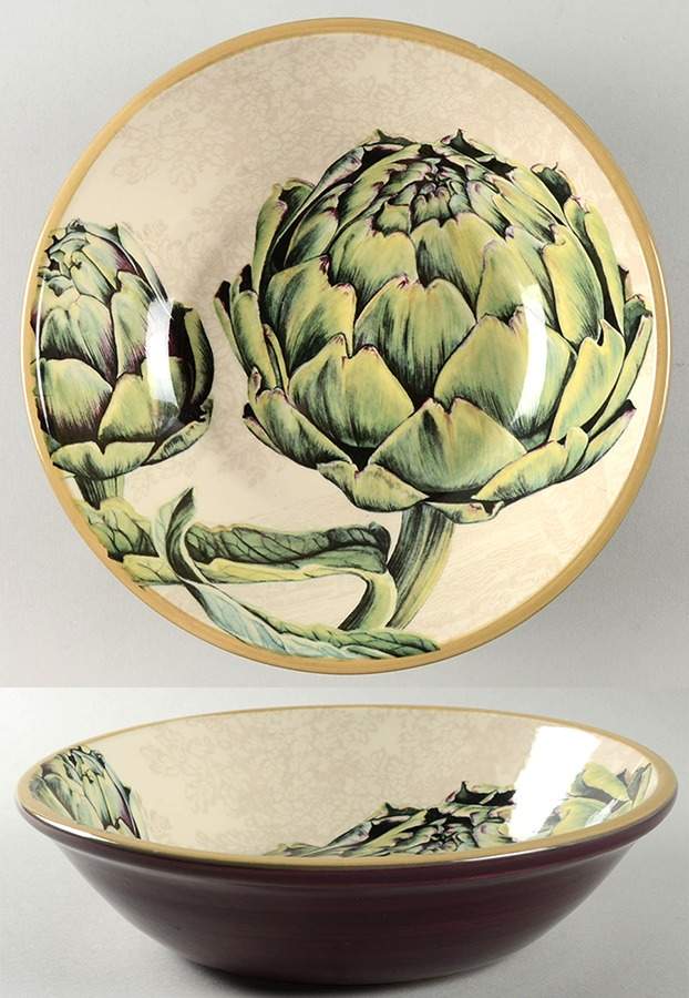 Harvest Botanical 9" Soup/Pasta Bowl by Williams-Sonoma-1
