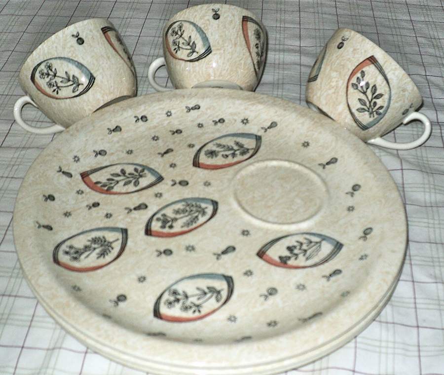 Country Fair Snack Plate & Cup Set by Wedgwood-1