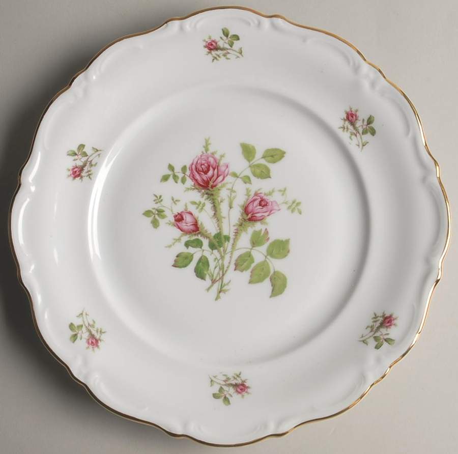 Moss Rose Dinner Plate by Winterling - Bavaria-1