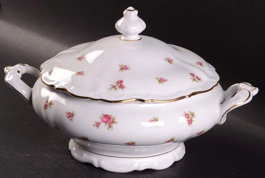 Chintz Round Covered Vegetable by Winterling - Bavaria-1