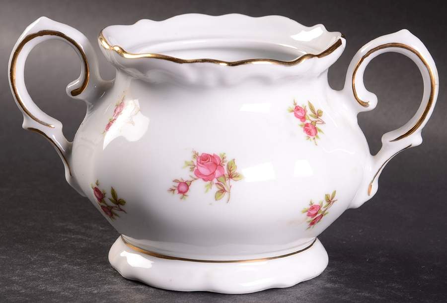 Chintz Sugar Bowl No Lid by Winterling - Bavaria-1
