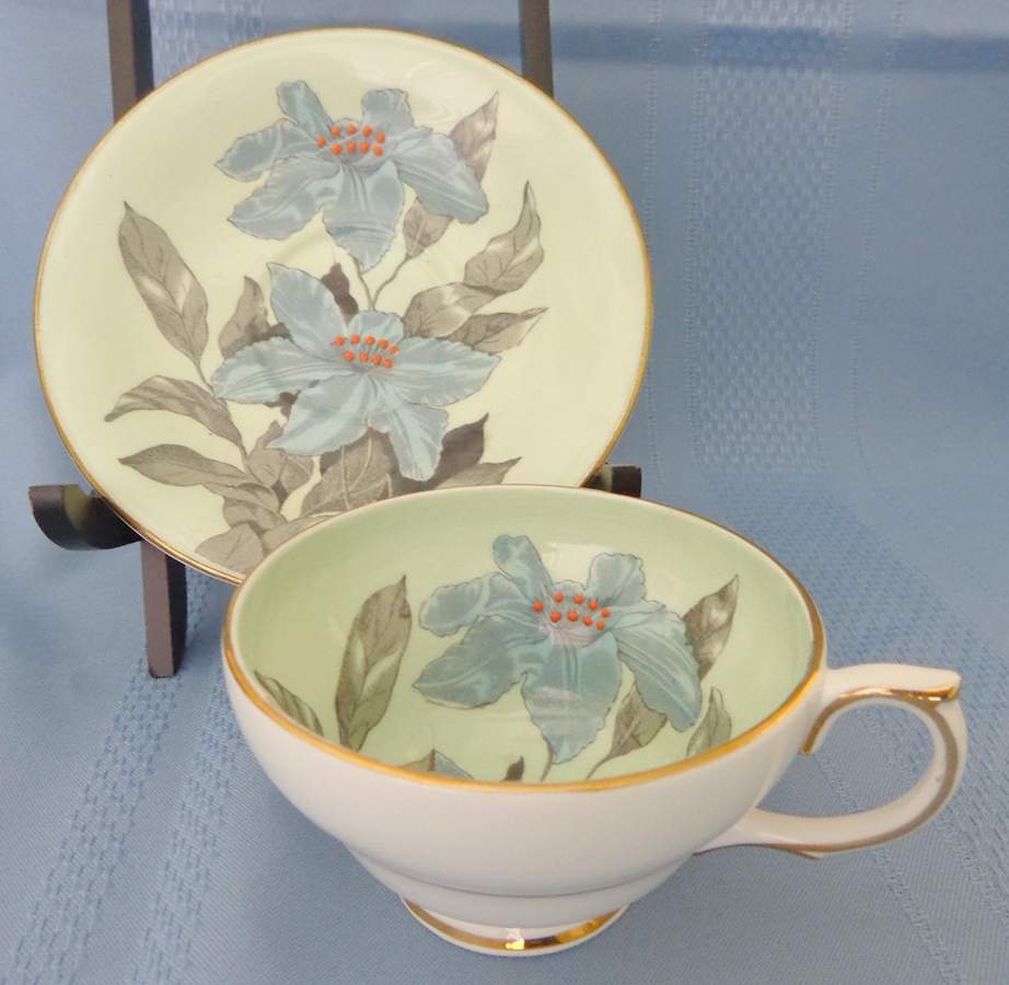 269-59A Footed Cup & Saucer Set by Windsor (England)-1