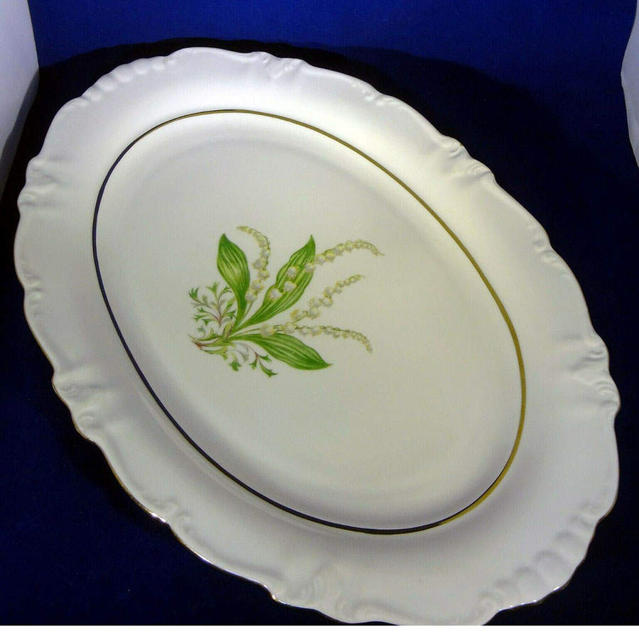 WIG1344 14" Oval Serving Platter by Winterling - Bavaria-1