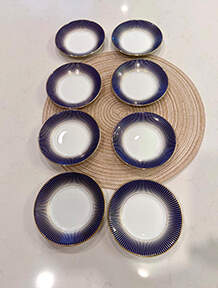 Lismore Diamond Lapis Saucer by Waterford China-1