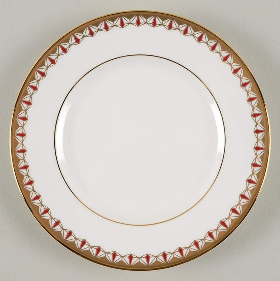 Lismore Diamond Cinnabar Bread & Butter Plate by Waterford China-1