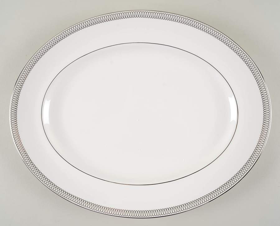 Opulence 14" Oval Serving Platter by Waterford China-1