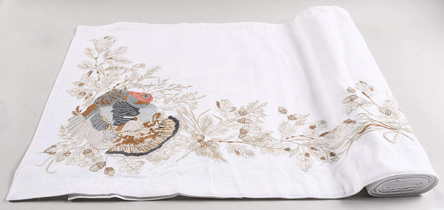 Plymouth 16" X 108" Cloth Table Runner by Williams-Sonoma-1