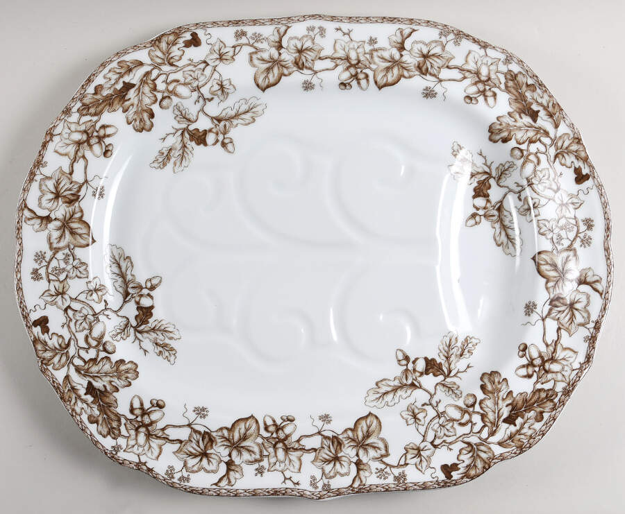 Plymouth 20" Oval Platter with Well by Williams-Sonoma-1