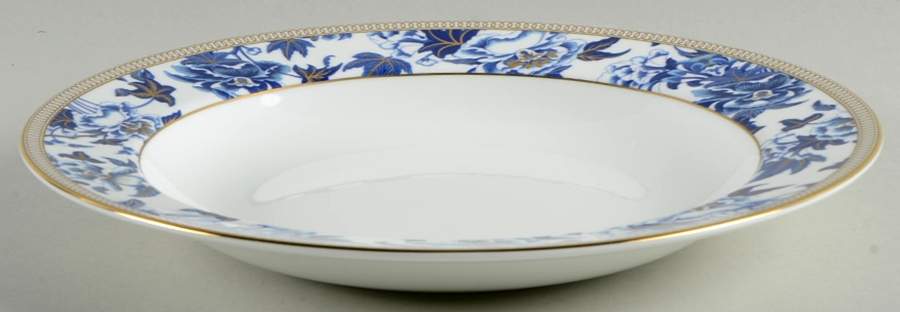 Hibiscus Large Rim Soup Bowl by Wedgwood-1