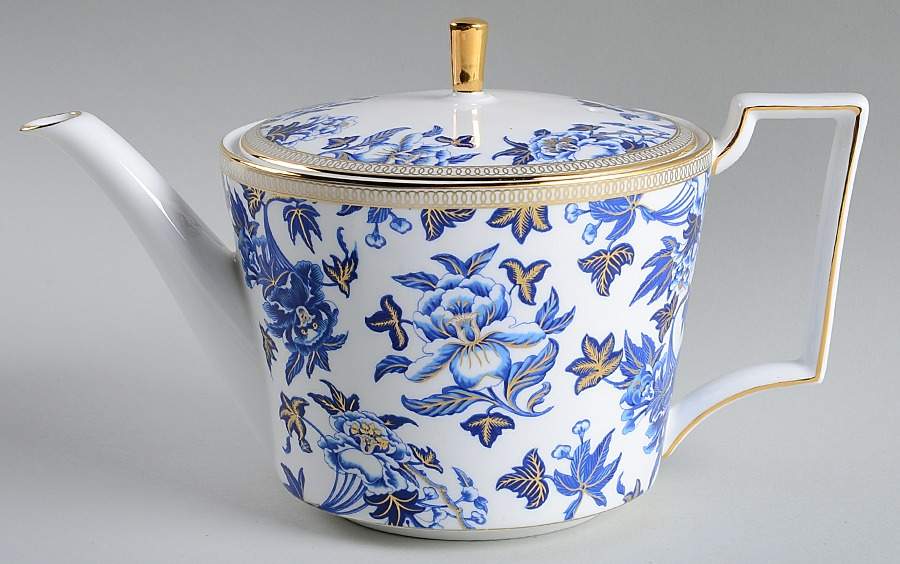 Hibiscus Teapot & Lid by Wedgwood-1