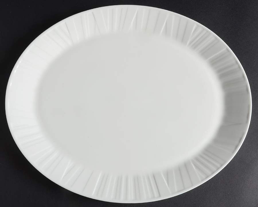 Vera Organza 13" Oval Serving Platter by Wedgwood-1