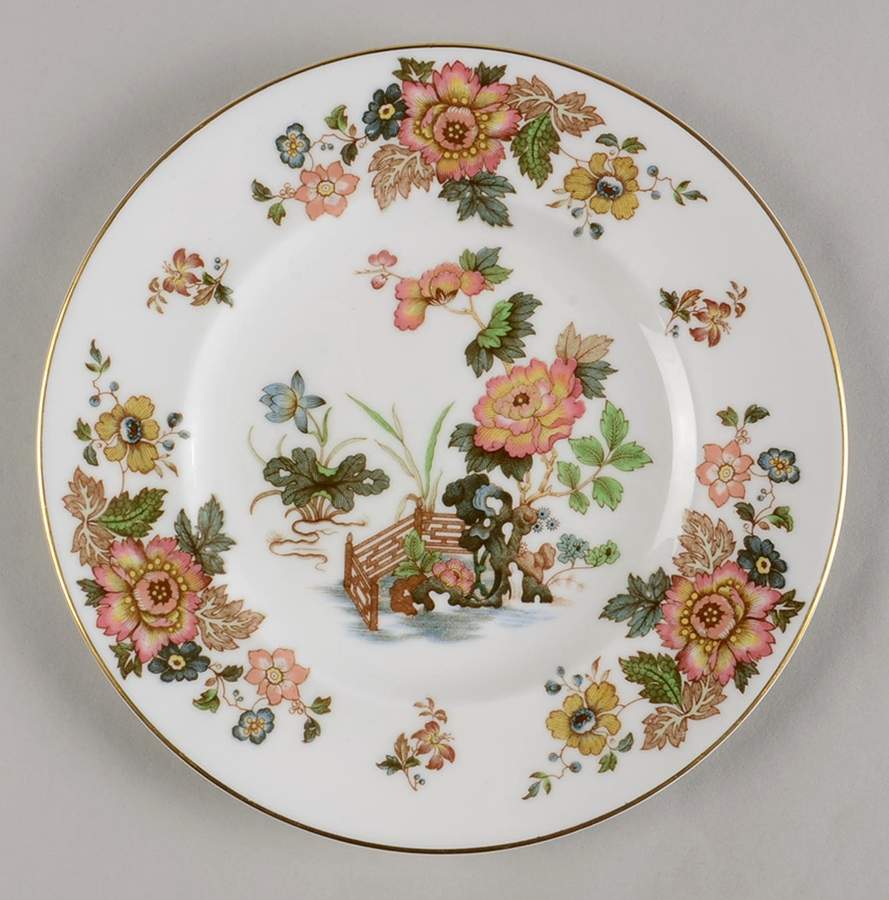 Eastern Flowers Salad Plate by Wedgwood-1