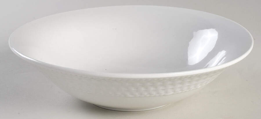 Basket Weave 8" Round Vegetable Bowl by Waverly-1
