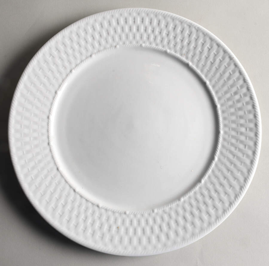 Basket Weave 12" Chop Plate (Round Platter) by Waverly-1