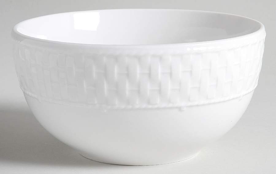 Basket Weave Soup/Cereal Bowl by Waverly-1