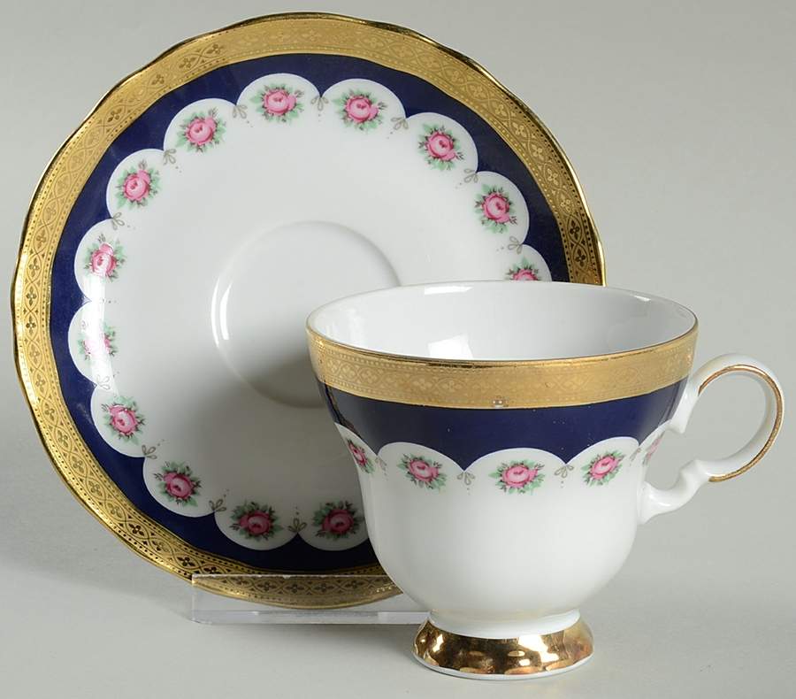 WIG1363 Footed Cup & Saucer Set by Winterling - Bavaria-1