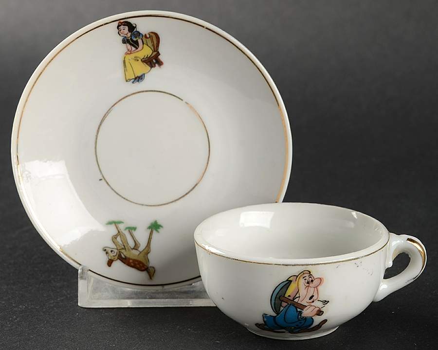 Snow White&The Seven Dwarfs Child's Cup & Saucer Set by Disney-1