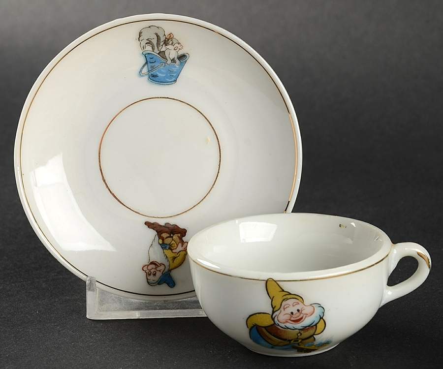 Snow White&The Seven Dwarfs Child's Cup & Saucer Set by Disney-1