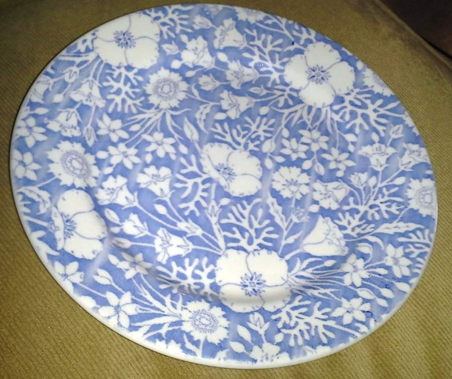 Festival Blue Luncheon Plate by Wallace (American)-1