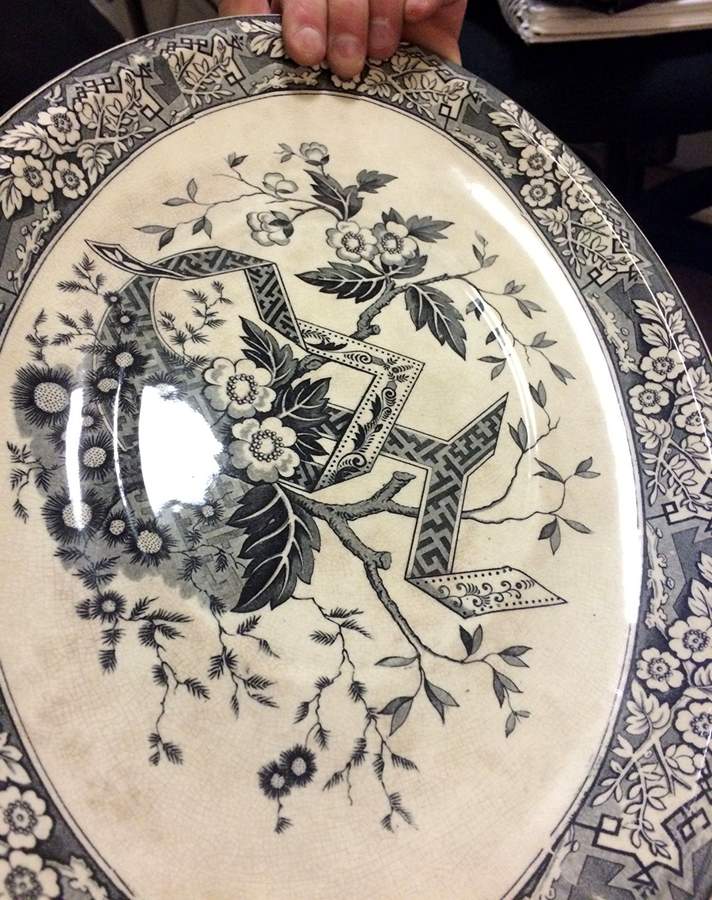 Beatrice Black Underplate for Oval Tureen by Wedgwood-1