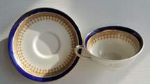 8901 Flat Cup & Saucer Set by Wedgwood-1