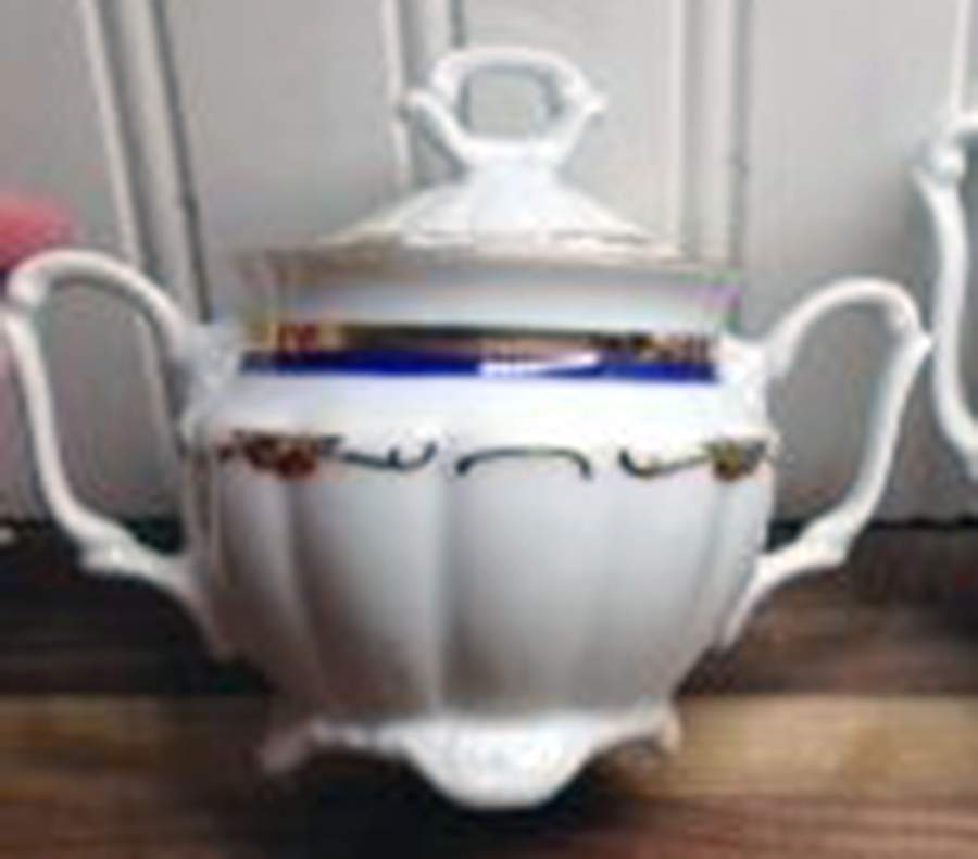 13010 Sugar Bowl & Lid by Walbrzych-1