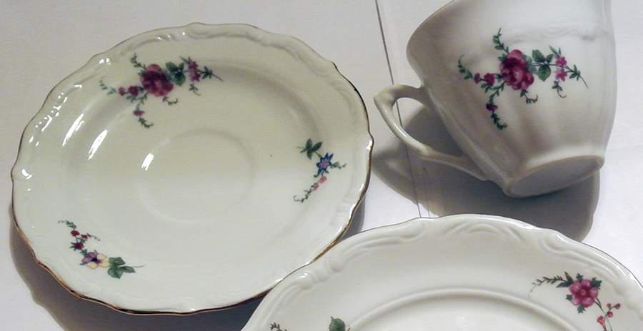 WLB116 Flat Cup & Saucer Set by Walbrzych-1