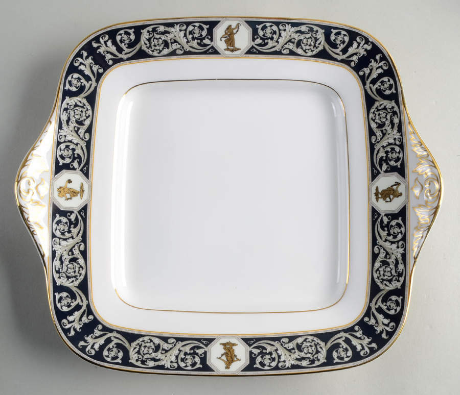 Parnassians Square Handled Cake Plate by Wedgwood-1