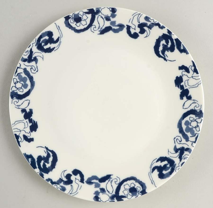 Vera Simplicity Indigo Chevron Salad Plate by Wedgwood-1