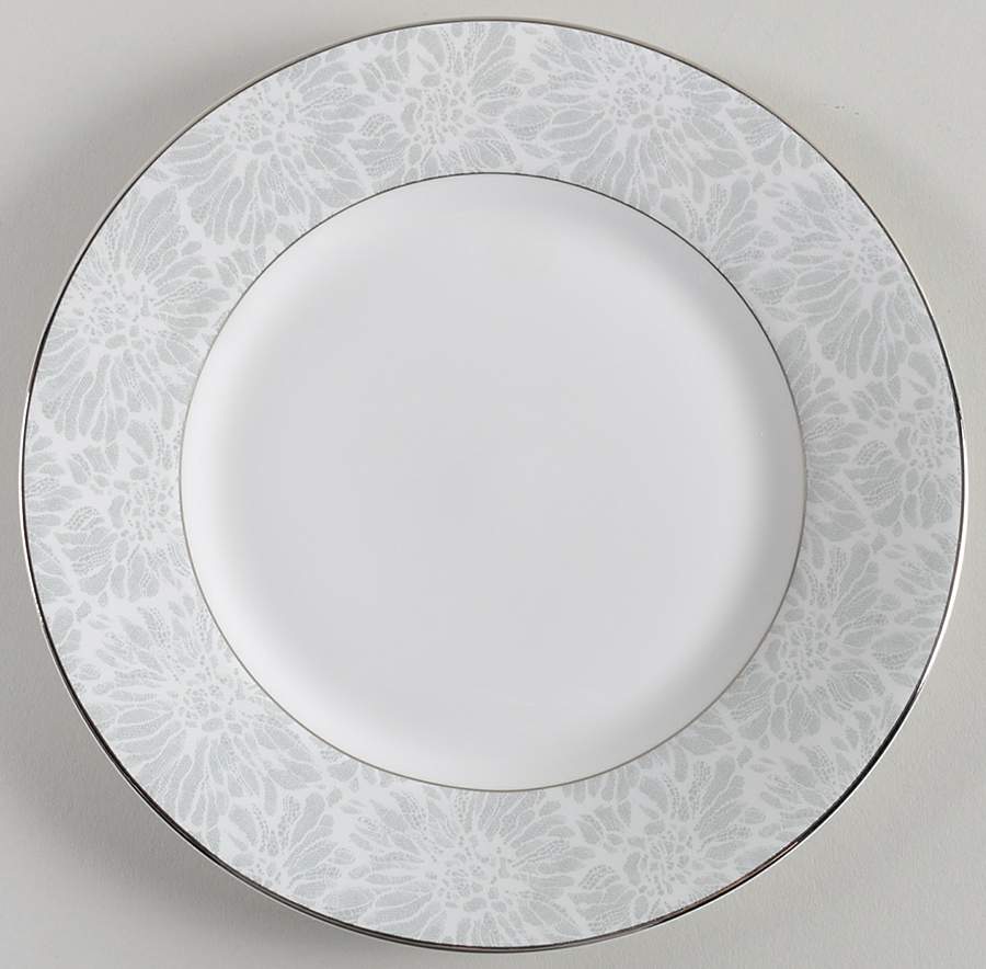 Vera Chantilly Lace Gray Salad Plate by Wedgwood-1