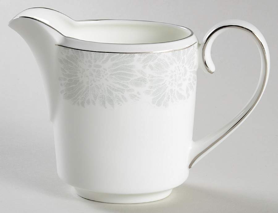 Vera Chantilly Lace Gray Creamer by Wedgwood-1